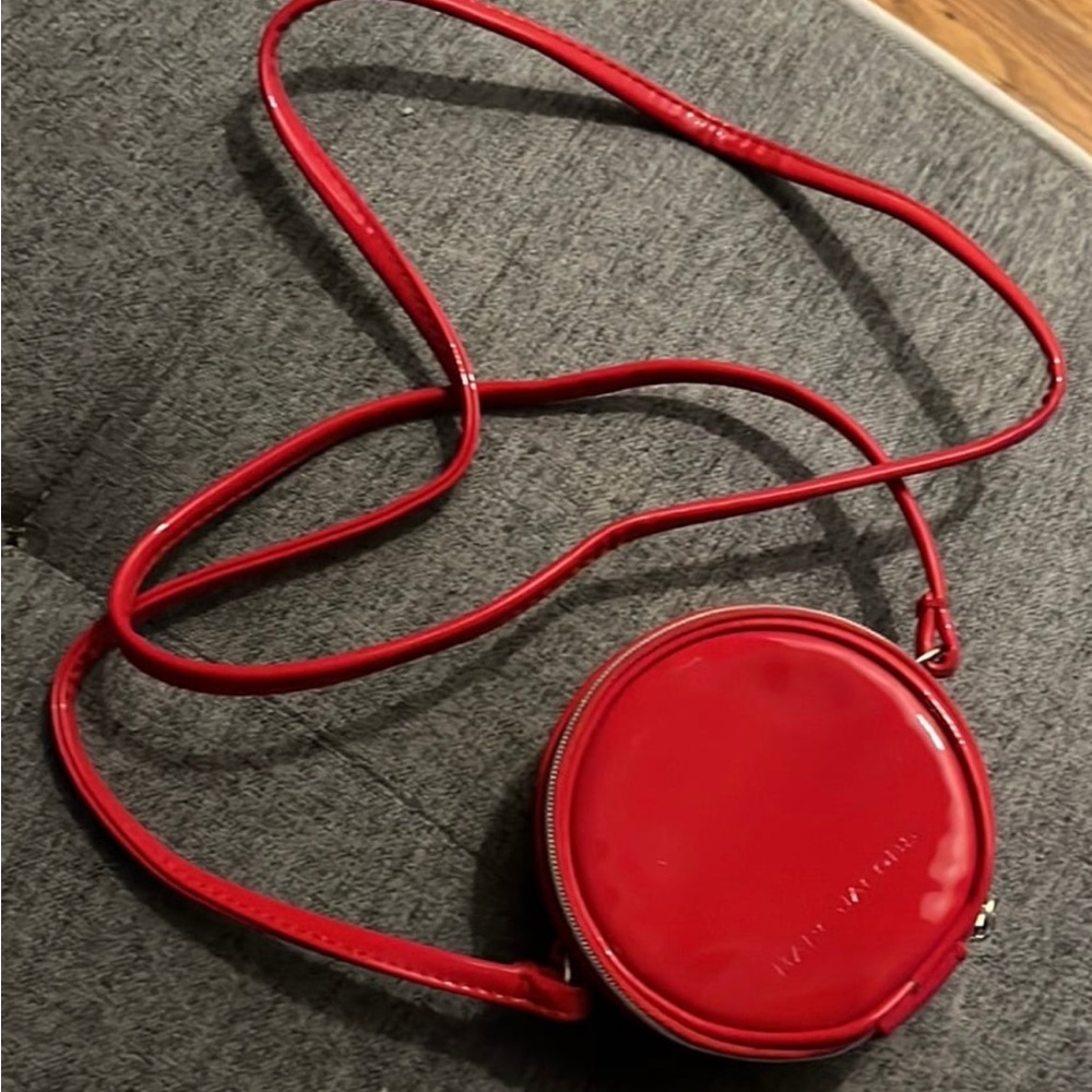 Marc Jacobs Patent Leather Red Mini Circle Bag - Picture 6 of 6